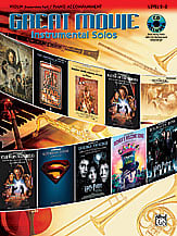 GREAT MOVIE INSTRUMENTAL SOLOS VIOLIN BOOK/CD cover